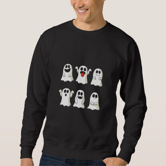6 Shade Of Boo Happy Halloween Spooky Season Sweatshirt (Vorderseite)