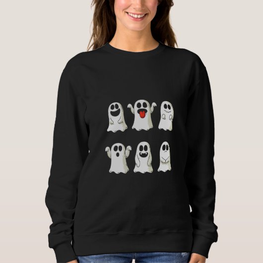6 Shade Of Boo Happy Halloween Spooky Season Sweatshirt (Vorderseite)