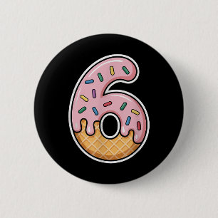 6 Six Seven Trendig 67 Frohen 67. Schultag Button