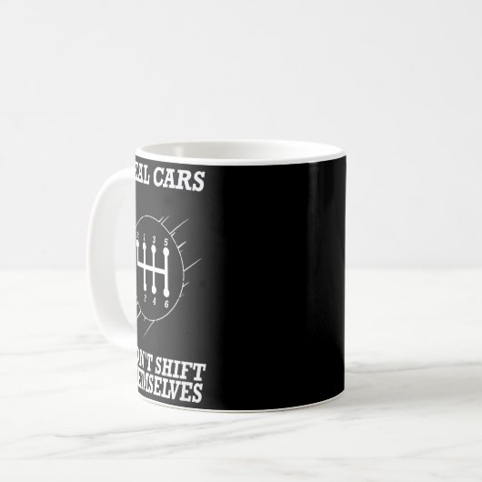 6 Speed Manual Transmission Shift Pattern  Kaffeetasse (Vorderseite Links)