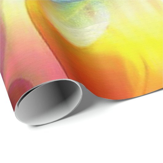 6 Sprache der Chakra-Symbole Geschenkpapier (Rolleneckpunkt)