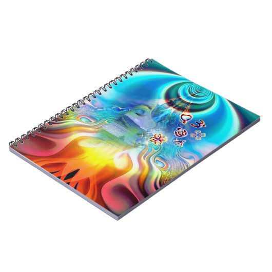 6 Sprache der Chakra-Symbole Notizblock (Linke Seite)