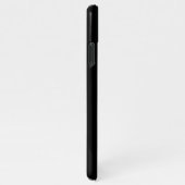 6 Square Foto Collage Black Monogram iPhone Case iPhone Hülle (Rechte Seite)