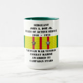 6 STERNE ZUR BEKÄMPFUNG DES MEERESVIETNAMKRIEGS TASSE (Zentrum)