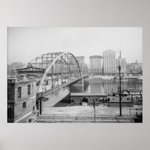 6. Straßen-Brücke Poster
