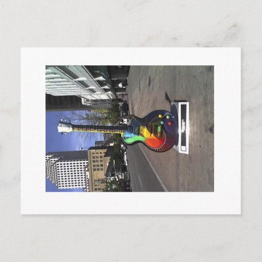 6. Street Gitarre, Austin Serie Postkarte (Vorderseite)