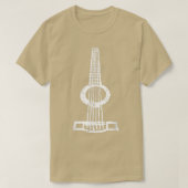 6 String Acoustic GuitarGuitar  T-Shirt (Design vorne)