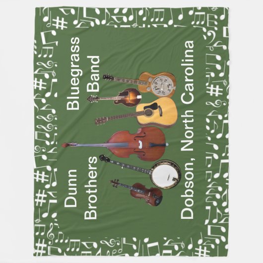 6 STÜCK-BAND FLEECEDECKE (Vorderseite)