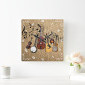 6 STÜCK-BAND QUADRATISCHE WANDUHR (Zuhause)