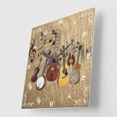 6 STÜCK-BAND QUADRATISCHE WANDUHR (Winkel)