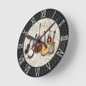 6-STÜCK-BAND RUNDE WANDUHR (Winkel)