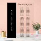 6 Tabelle | Elegante moderne Hochzeitssitzkarte Acrylschild (Hochzeit)