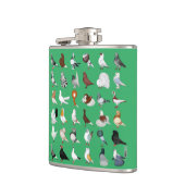 6 Tauben-Zucht Flachmann (Links)