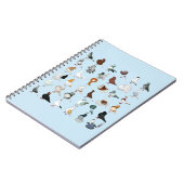 6 Tauben-Zucht Notizblock (Linke Seite)