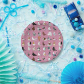 6 Tauben-Zucht Pappteller (Party)