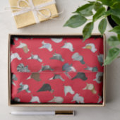 6 Tauben-Zucht Seidenpapier (Geschenk)