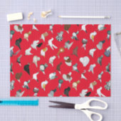 6 Tauben-Zucht Seidenpapier (Handwerk)