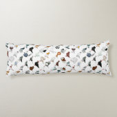 6 Tauben-Zucht Seitenschläferkissen (Rückseite)