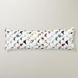 6 Tauben-Zucht Seitenschläferkissen