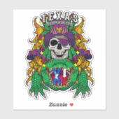 6" Texas ShipRockers Vinyl Sticker (Blatt)