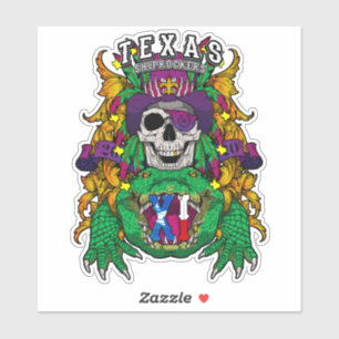 6" Texas ShipRockers Vinyl Sticker