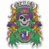6" Texas ShipRockers Vinyl Sticker (Vorderseite)