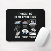 6 Things I Do In My Spare Time - Cruising Lovers Mousepad (Mit Mouse)