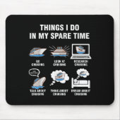 6 Things I Do In My Spare Time - Cruising Lovers Mousepad (Vorne)