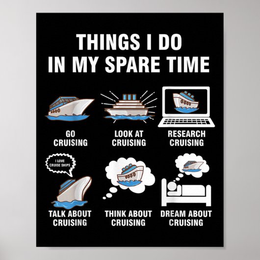 6 Things I Do In My Spare Time - Cruising Lovers  Poster (Vorne)