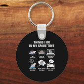 6 Things I Do In My Spare Time - Cruising Lovers Schlüsselanhänger (Vorderseite)