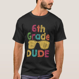 6. Typ Funny First Day Zurück zur Schule Stute T-Shirt