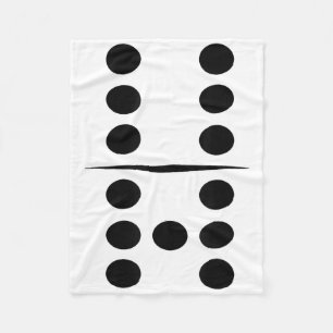 6 und 7 Domino-Kachel Lustige Gruppe 67 Dominos Ko Fleecedecke