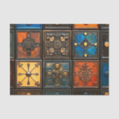 6 Vintage OM-Decoupage für gemischte Fliesen Seidenpapier (Vorderseite)