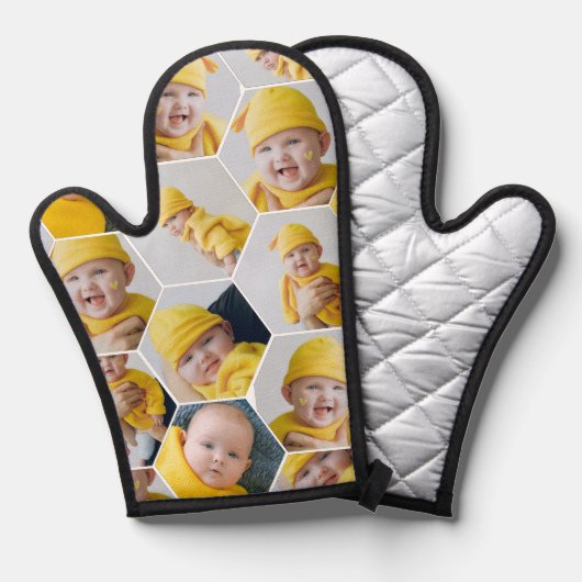 6 Vorlage für die FotoCollage Personalisiert Ofenhandschuh (Vorderseite/Rückseite)