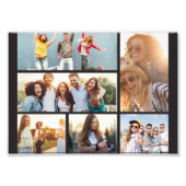 6 Vorlage für FotoCollage personalisieren Fotodruck (Vorne)