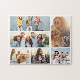 6 Vorlage für FotoCollage personalisieren Puzzle
