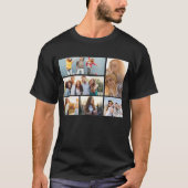 6 Vorlage für FotoCollage personalisieren T-Shirt (Vorderseite)