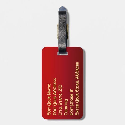 6 Weihnachtsnährkracker Gepäckanhänger (Rückseite vertikal)