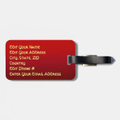 6 Weihnachtsnährkracker Gepäckanhänger (Rückseite horizontal)