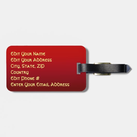 6 Weihnachtsnährkracker Gepäckanhänger (Rückseite horizontal)