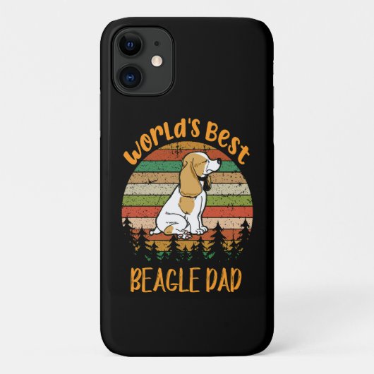 6 Weltbester Beagle-Vater Case-Mate iPhone Hülle (Rückseite)