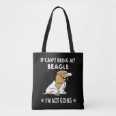 6 Wenn ich meinen Beagle nicht mitbringen kann, we Tasche (Vorderseite)