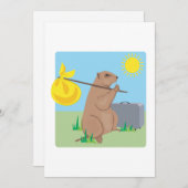 6 Wochen Urlaub Einladung (Vorne/Hinten)