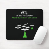 6 % wurden entführt mousepad (Mit Mouse)