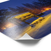6"x6"-Foto drucken | | B&B Night Scene Fotodruck (Ecke)