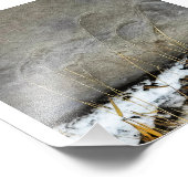 6"x6"-Foto drucken | | Gräser in Eis Fotodruck (Ecke)