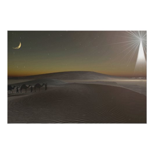 #6" x 24" Papierplakat mit "Yonder Star"-Bild Poster (Vorderseite)