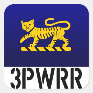 6 x 3 PWRR Tiger Stickers