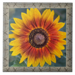6"x 6" Keramik Tile mit Susie's Sonnenblume Fliese