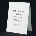 6" x 8" Kunststofftisch Zierzeichen Tischaufsteller<br><div class="desc">Passen Sie Ihr Design in Templett an. Nachdem Sie die Bearbeitung abgeschlossen haben,  laden Sie Ihre Datei im JPG-Format herunter (vergessen Sie nicht,  die Blindoption zu aktivieren). Laden Sie Ihr Design hier hoch,  indem Sie auf den blauen Button "Personalisieren" klicken.</div>